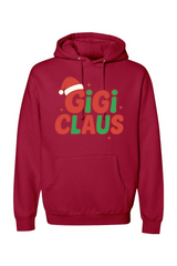 Red Christmas hoodie with 