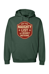 Pine green Christmas hoodie with 