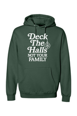 Pine green Christmas hoodie with 