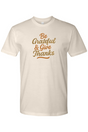 Be Grateful & Give Thanks Leopard T-Shirt