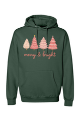 Green Christmas hoodie with 