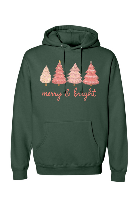 Green Christmas hoodie with 