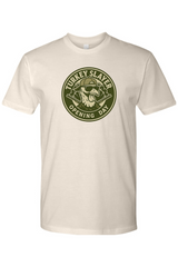 Cream beige Thanksgiving t-shirt with 