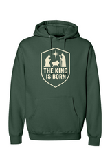 Green religious Christmas hoodie with 