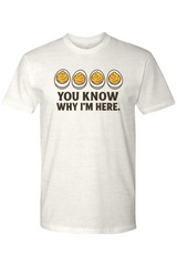Light cream Thanksgiving t-shirt with 