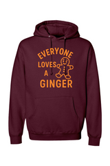 Maroon Christmas t-shirt with 