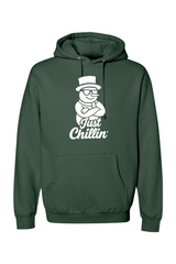 Pine green Christmas hoodie with 