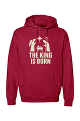 Red religious Christmas hoodie with 