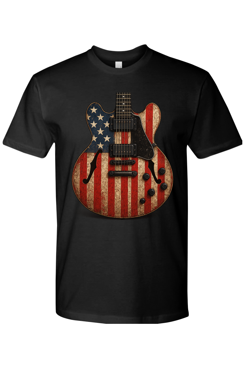 Stars, Stripes & Strings Guitar T-Shirt