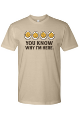 Dark beige Thanksgiving t-shirt with 