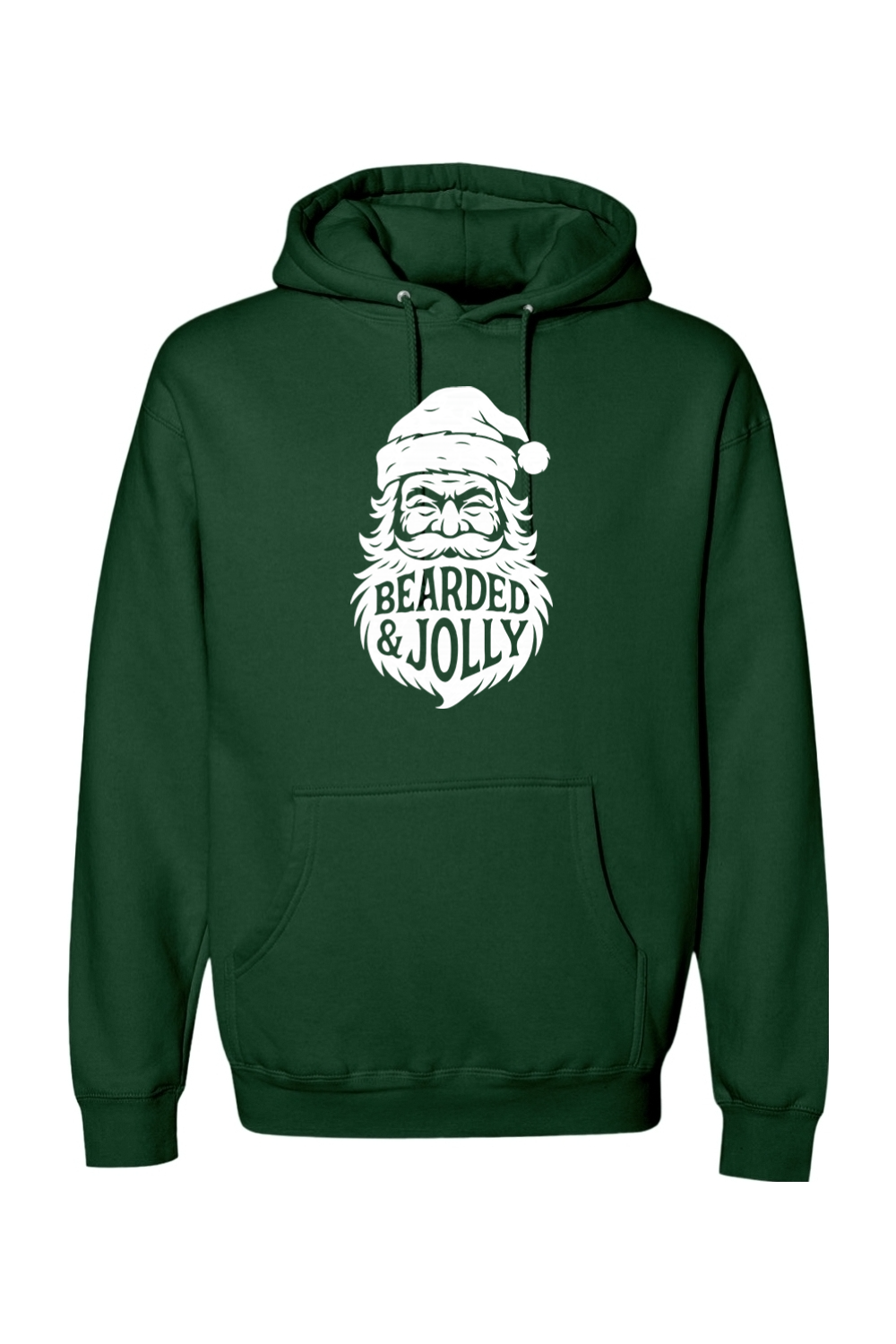 Bearded & Jolly Santa Hoodie