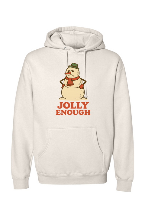 Cream vintage Christmas hoodie with 