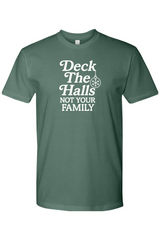 Pine green Christmas t-shirt with 