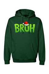 Dark green Christmas hoodie with 