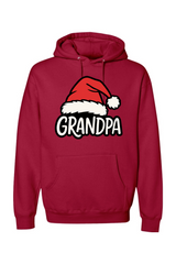 Red Christmas hoodie with 