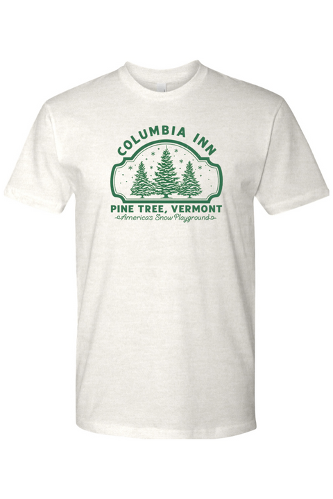 Light cream Christmas t-shirt with 