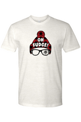 Light cream Christmas t-shirt with 
