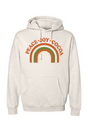 Peace Joy Cocoa Christmas Rainbow Hoodie