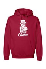 Red Christmas hoodie with 