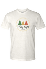 Light cream religious Christmas T-Shirt with 