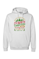 White Christmas hoodie with 