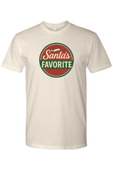Cream Christmas t-shirt with 