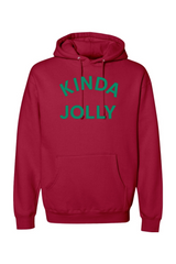 Red Christmas hoodie with 