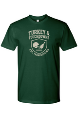 Dark green Thanksgiving T-shirt with 