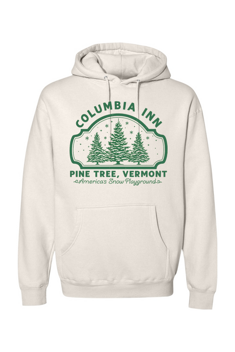 Cream Christmas hoodie with 
