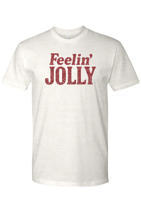 Light cream Christmas t-shirt with 