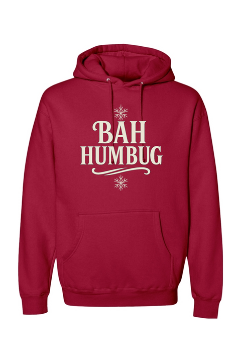 Red Christmas hoodie with 