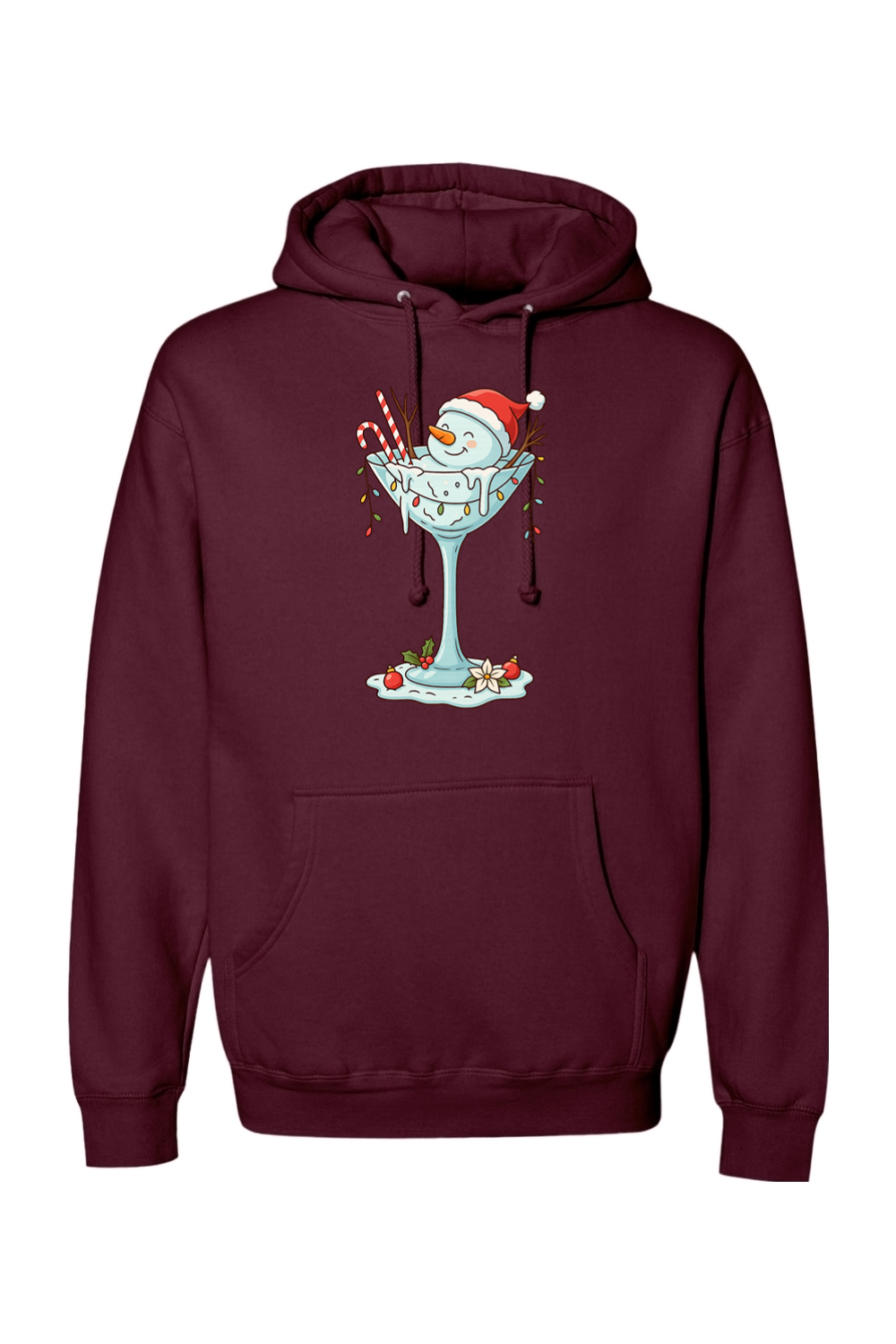 Melted Martini Snowman Hoodie