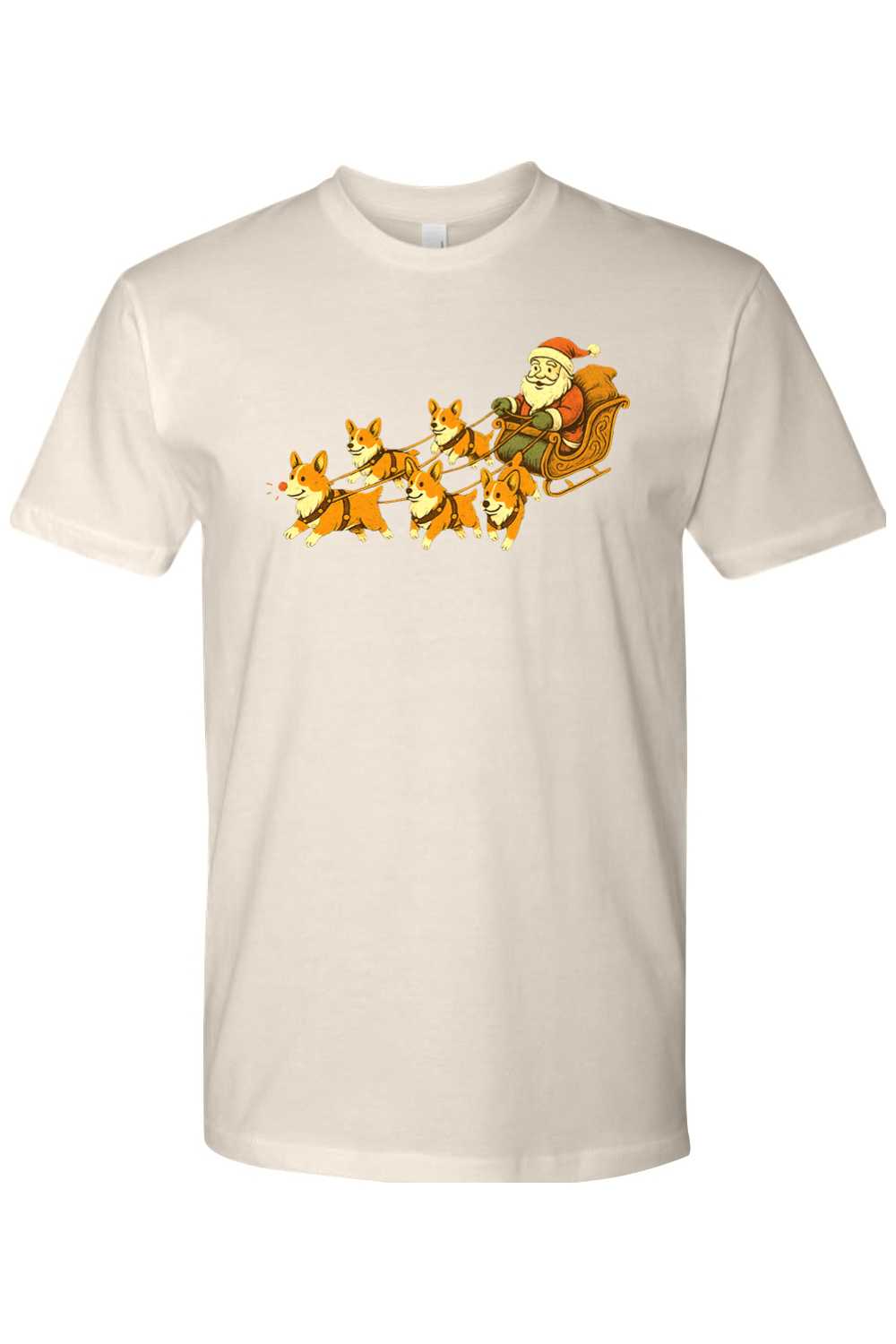 The Corgi Sleigh Ride T-Shirt
