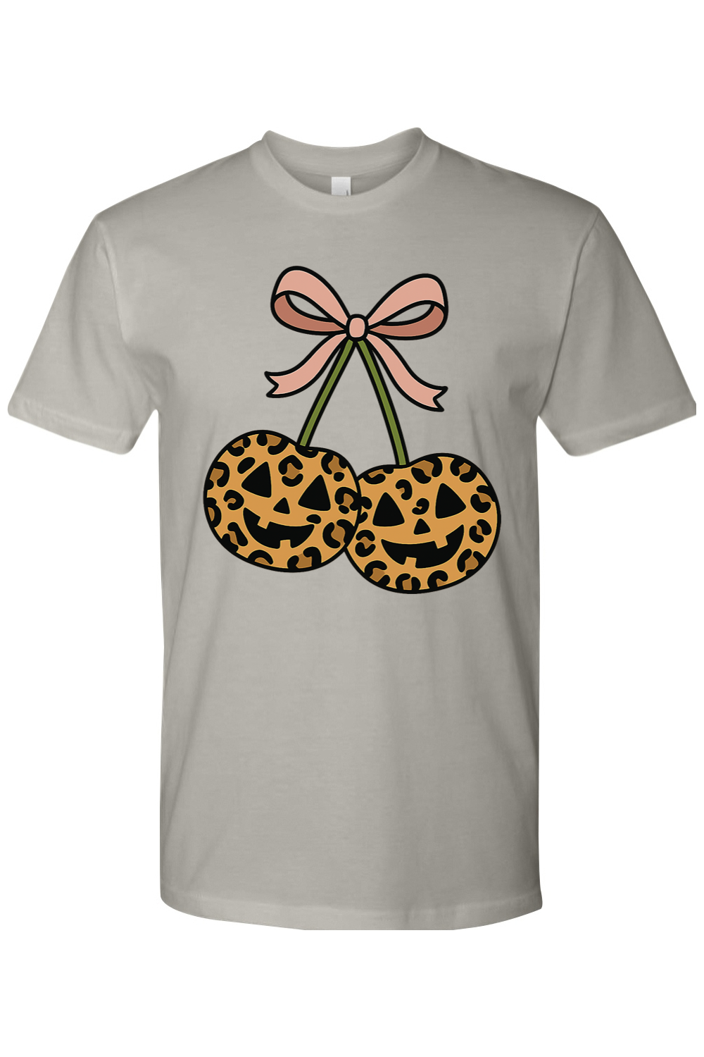 Leopard Cherry Jack-o-Lantern T-Shirt