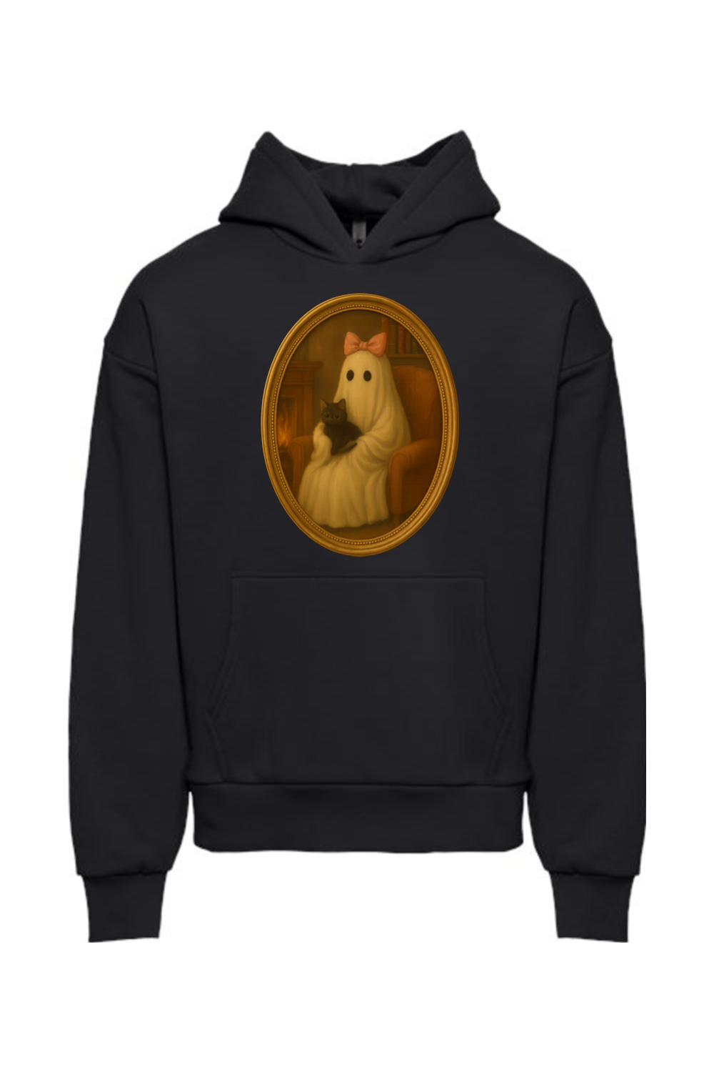 Girlie Ghost & Her Cat Hoodie