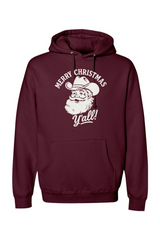 Maroon Christmas hoodie with 