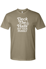 Light olive green Christmas t-shirt with 