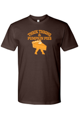 Brown Thanksgiving t-shirt with 