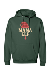 Pine green Christmas hoodie with 