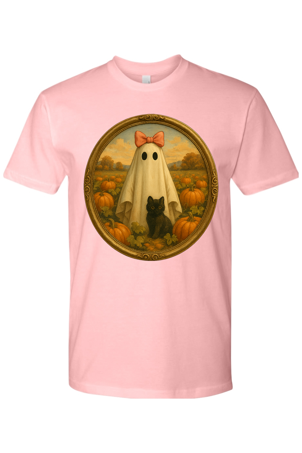 Girlie Ghost Pumpkin Patch T-Shirt