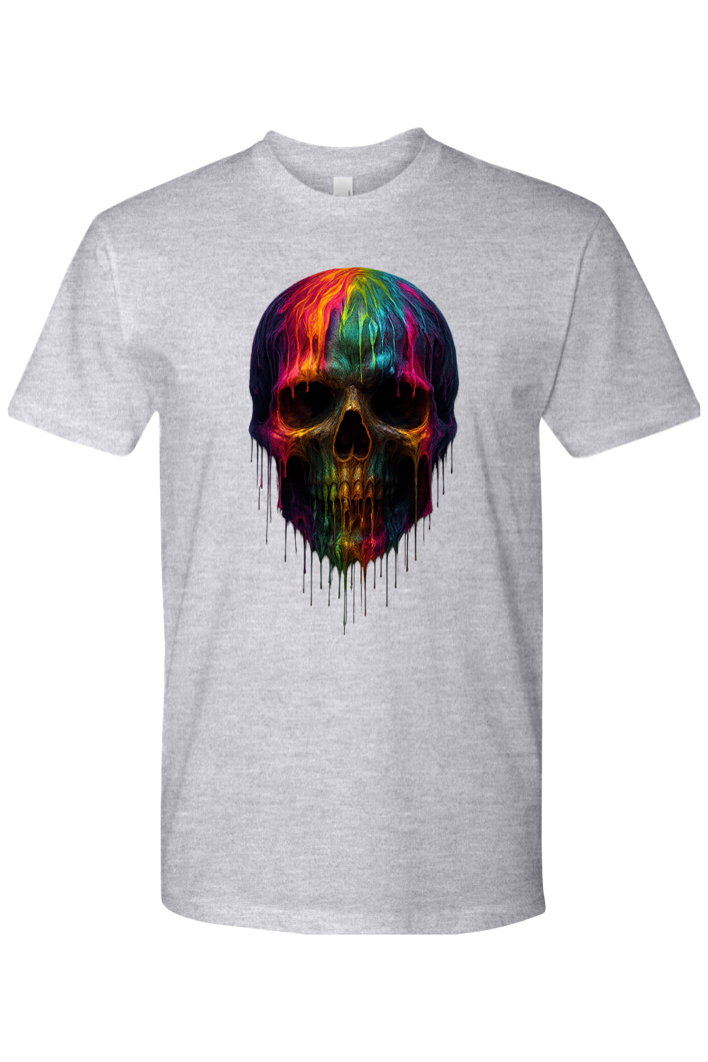 Neon Skull Drip T-Shirt