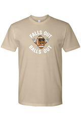 Dark beige Thanksgiving t-shirt with 