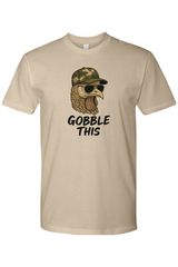 Dark beige Thanksgiving t-shirt with 