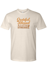 Cream beige Thanksgiving t-shirt with 