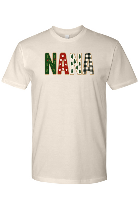 Cream Christmas t-shirt with 