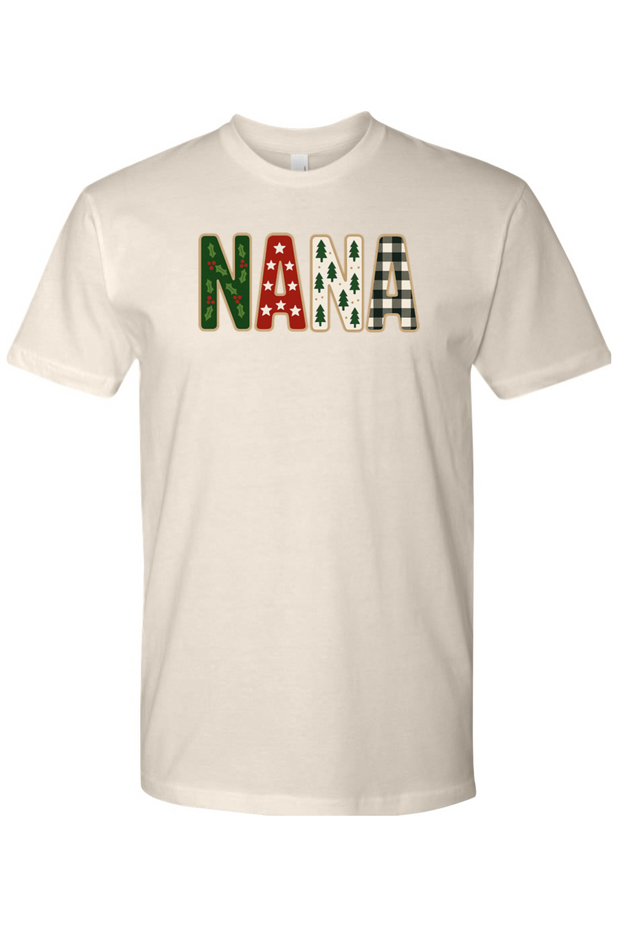 Cream Christmas t-shirt with 