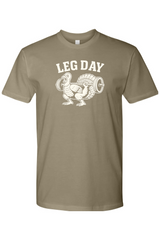 Light olive green Thanksgiving t-shirt with 
