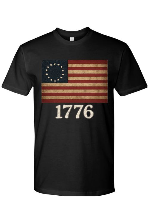 1776 USA Flag T-Shirt