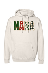 Cream Christmas hoodie with 