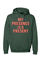 Green Christmas hoodie with 